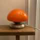 Orange mushroom lamp