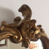 Miroir vintage doré 65x40cm