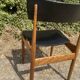 Chaise scandinave des années 60 en palissandre massif 