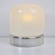 Mid-Century Table Lamp in Frosted Glass and Aluminium from Doria Leuchten, 1960s