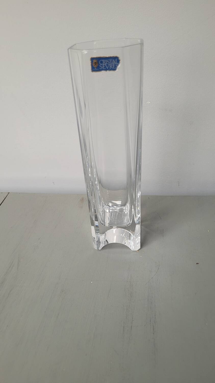 Sèvres crystal vase