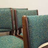 Set of six mahogany chairs, Danish design, 1970s, designer: Henning Kjærnul