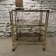Desserte chariot a roulette vintage