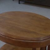 Art Deco solid oak oval table 1930