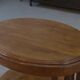 Art Deco solid oak oval table 1930