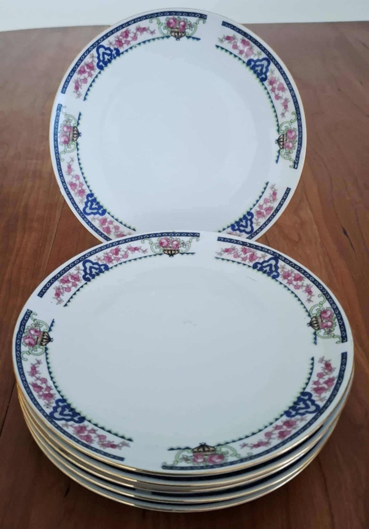 Bavarian Porcelain Dessert Set