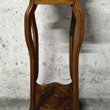 Art Nouveau High Walnut Stool - Jugendstil