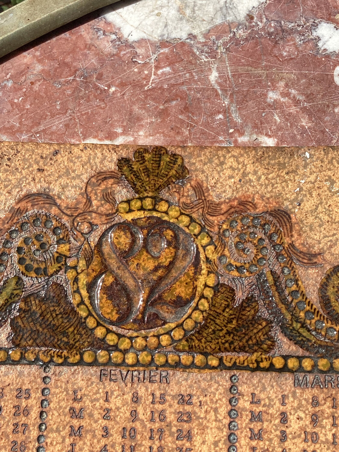 Roger Capron stoneware plaque