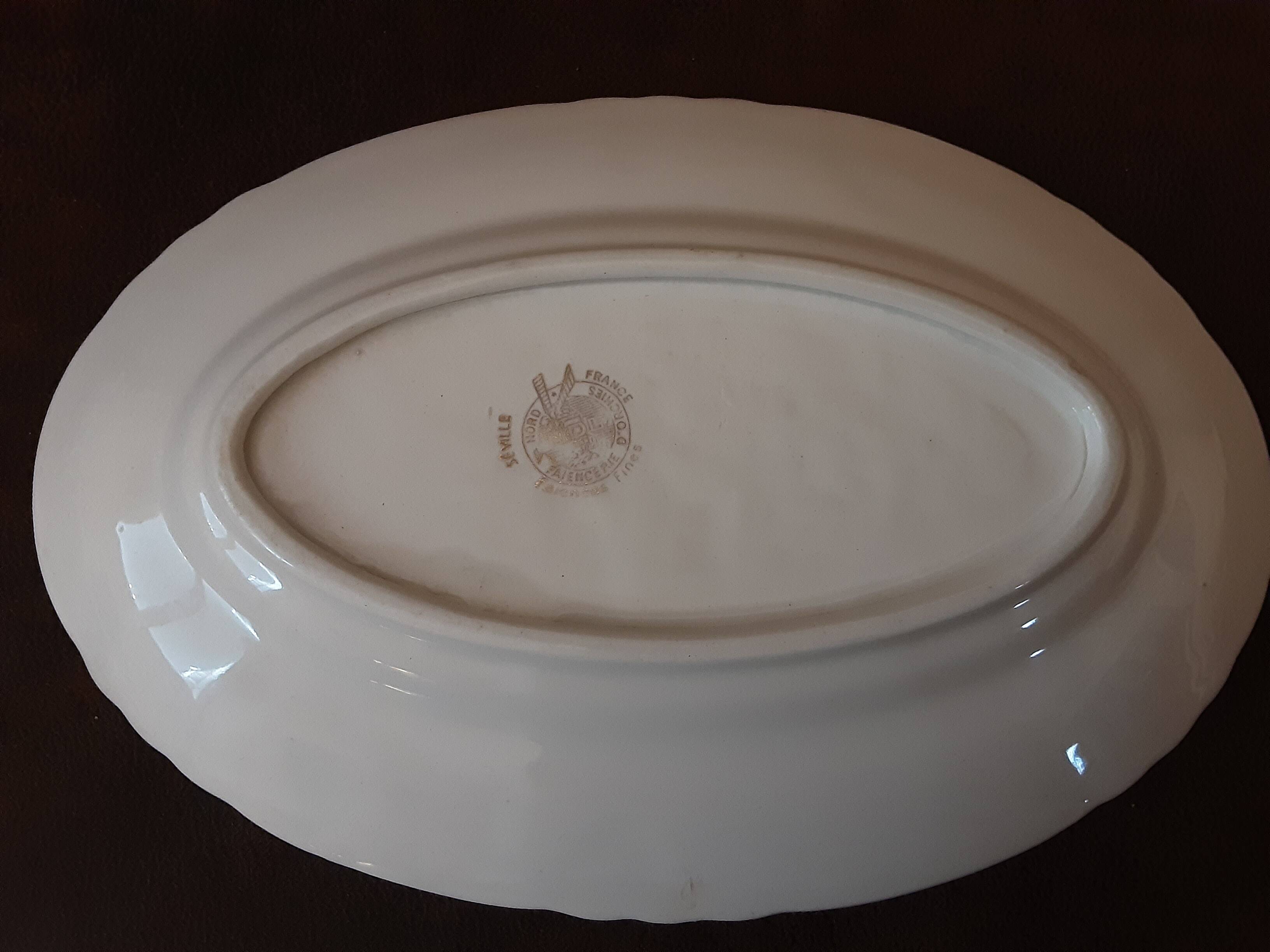 Butter dish Faïencerie d Orchies Nord