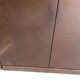 Minimalist vintage dark wood sideboard