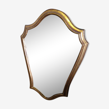 Old gilded mirror