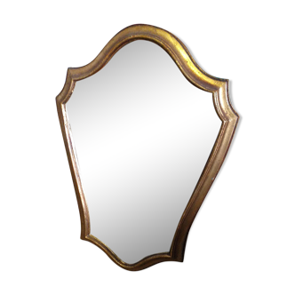 Old gilded mirror