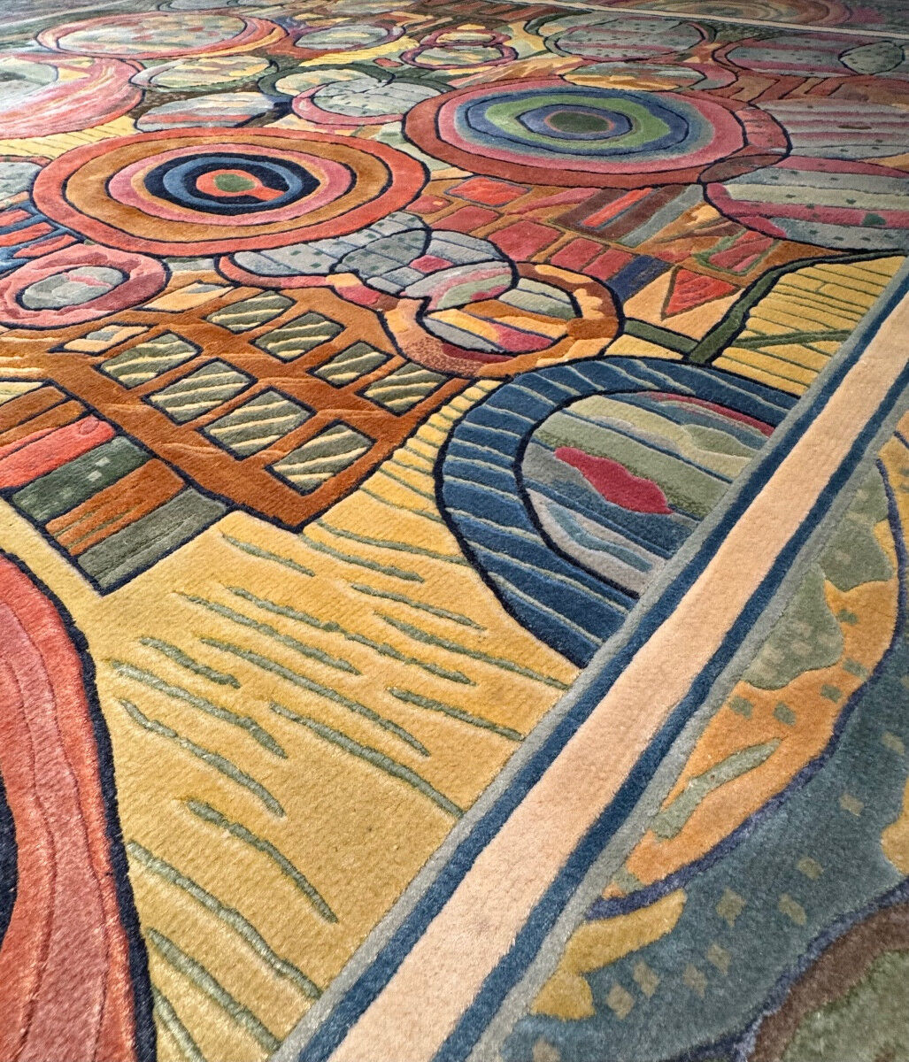 Art Deco Shanghai rug in silk 300x200 cm