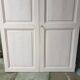 Double antique wooden doors