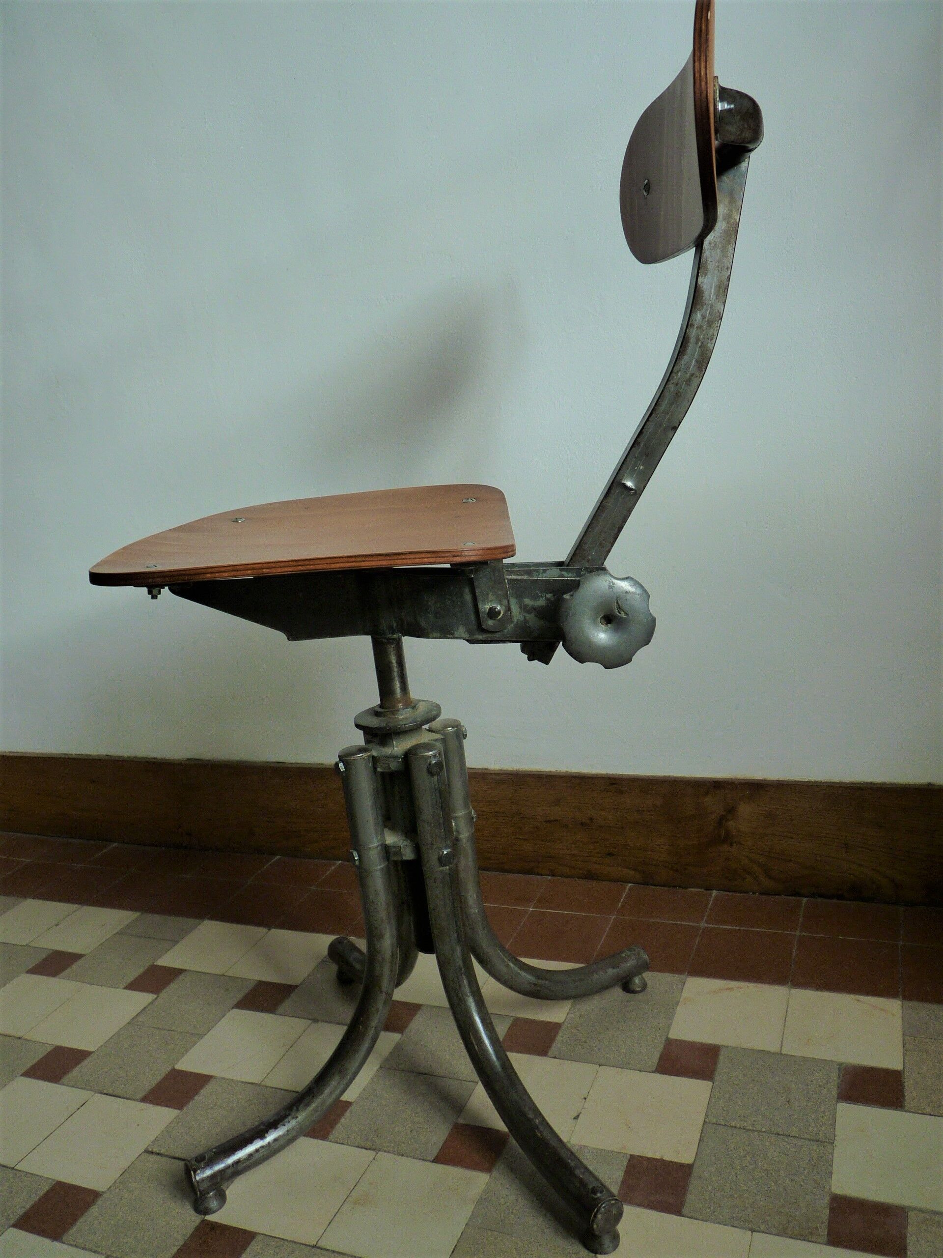Chair, vintage stool 1950