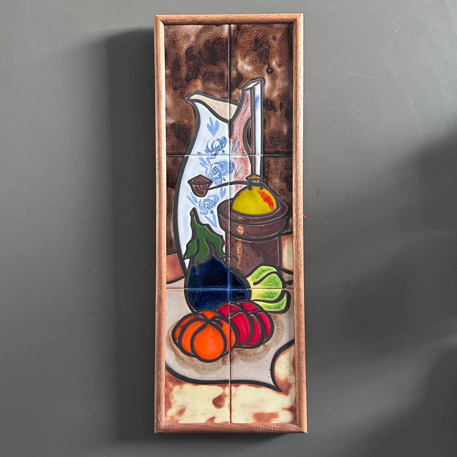 Ceramic still life painting