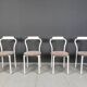 Set of 4 calligaris dining chairs, 1980s
