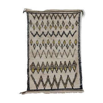 Handmade wool Berber rug 187x117cm