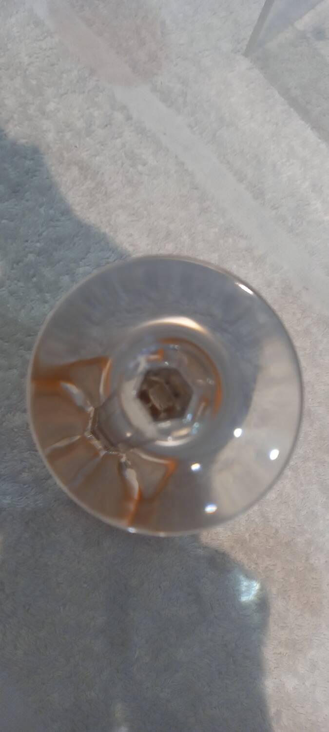 Baccarat Genova Amber Crystal Liqueur or Vodka Glass