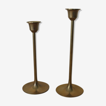 Brass candle holders