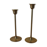 Brass candle holders