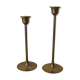 Brass candle holders