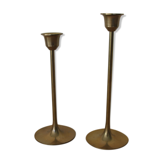 Brass candle holders