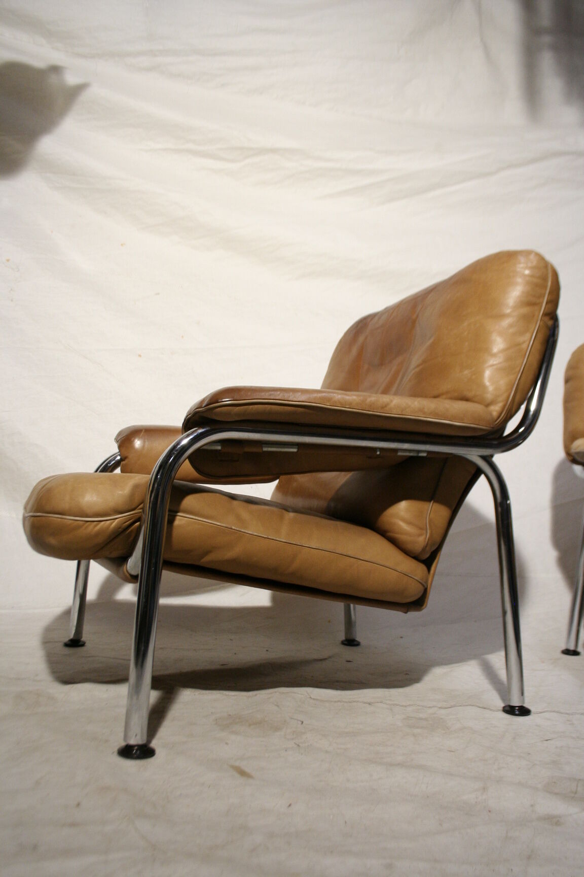 Pair of armchairs by Hans Eichenberger for De Sede
