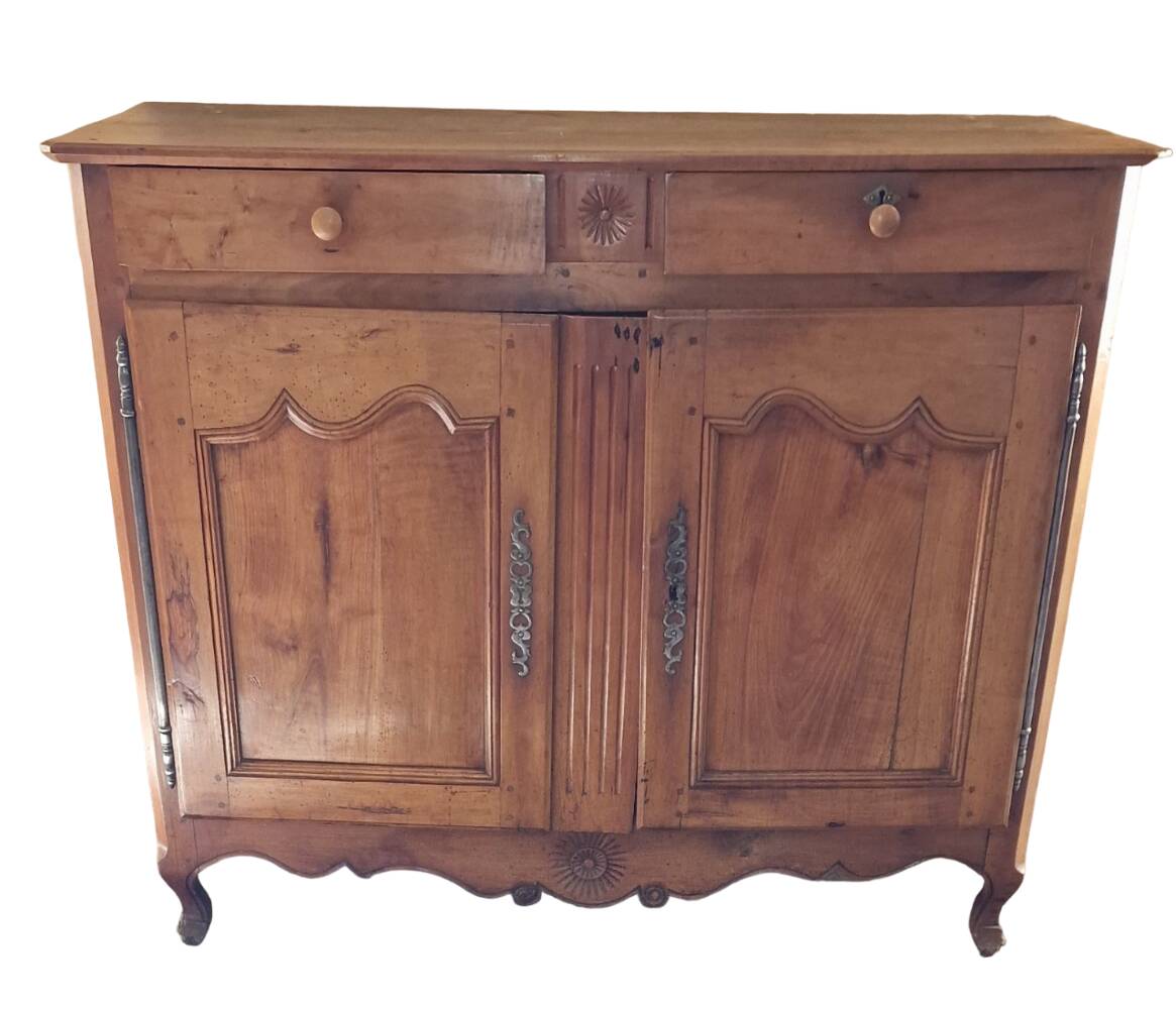 Small Low Sideboard In Blond Cherry
