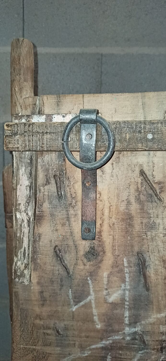 Old wooden door