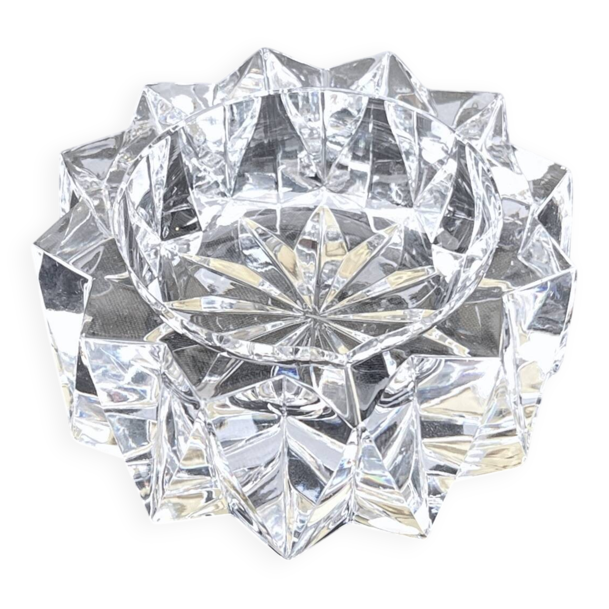 Cendrier en cristal de Sèvres, Années 70