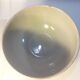 Sandstone salad bowl 23,5cm diameter vintage flat hollow