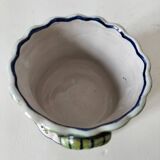 Small polychrome earthenware pot – Fourmaintraux-Courquin Desvres