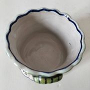 Petit cache-pot en faïence polychrome – Fourmaintraux-Courquin Desvres
