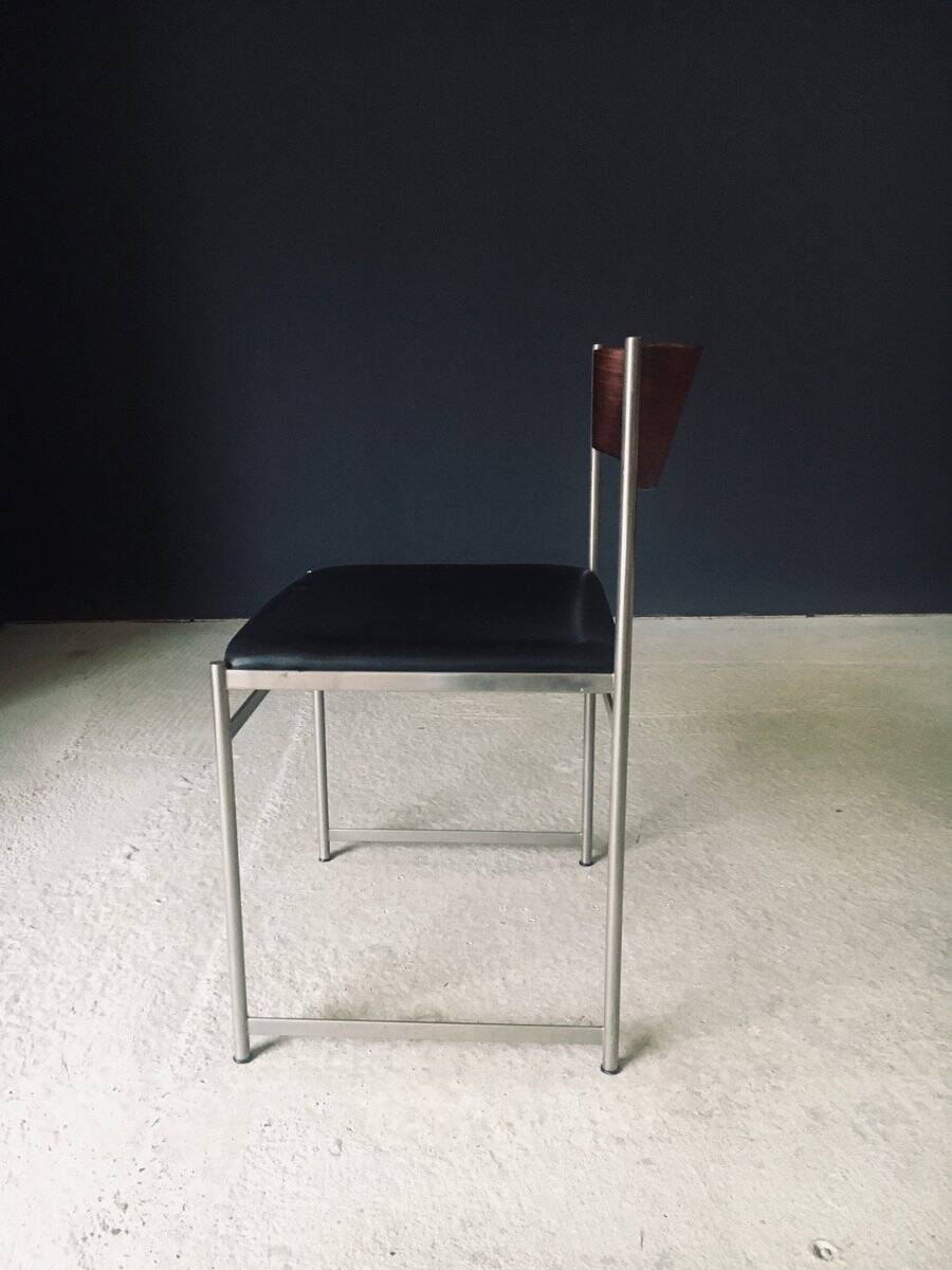 Mid-Century Modern SM08 Dining Chair Set by Cees Braakman for Ums Pastoe, Netherlands, 1960s, Set of 5
