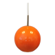 Orange ball lamp, Danish design and estimated from the 80