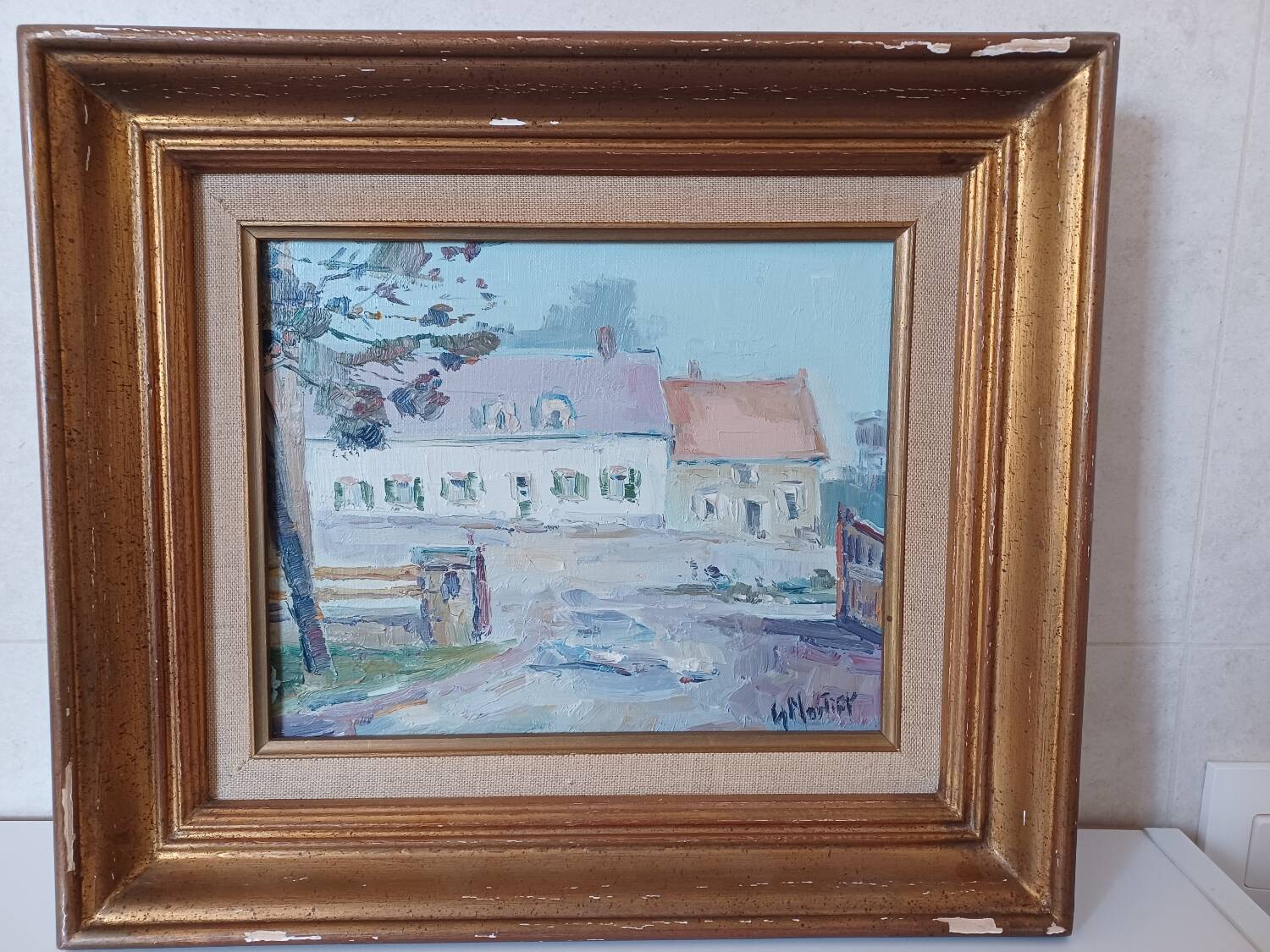 Peinture à l huile Wierre effroy