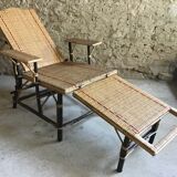 Antique chaise longue