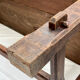 Solid elm farmhouse table