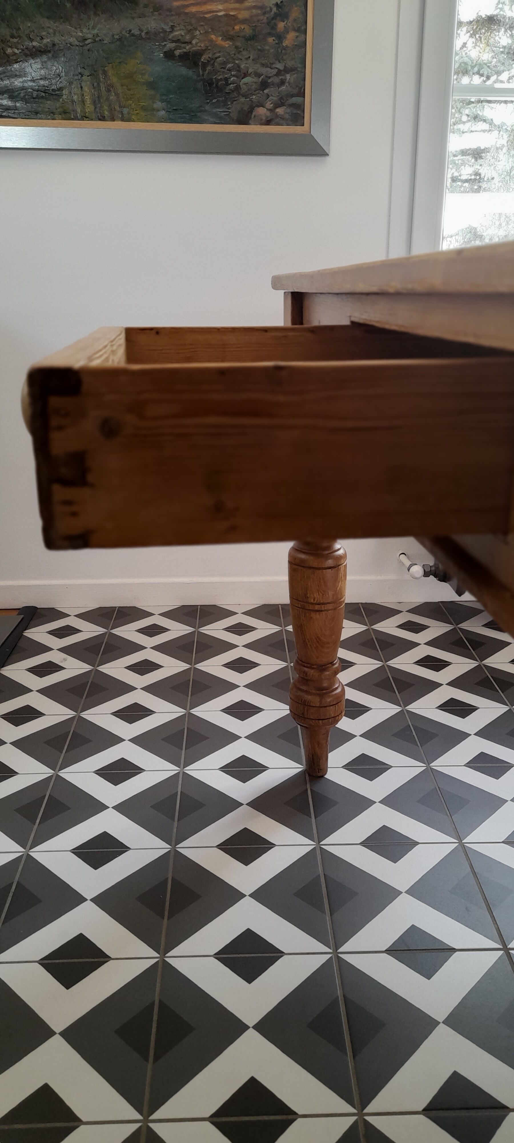 Old English farmhouse table