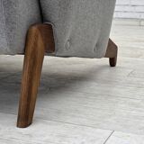 Design danois par Arne Hovmand-Olsen, canapé 3 places modèle 490, refait à neuf.