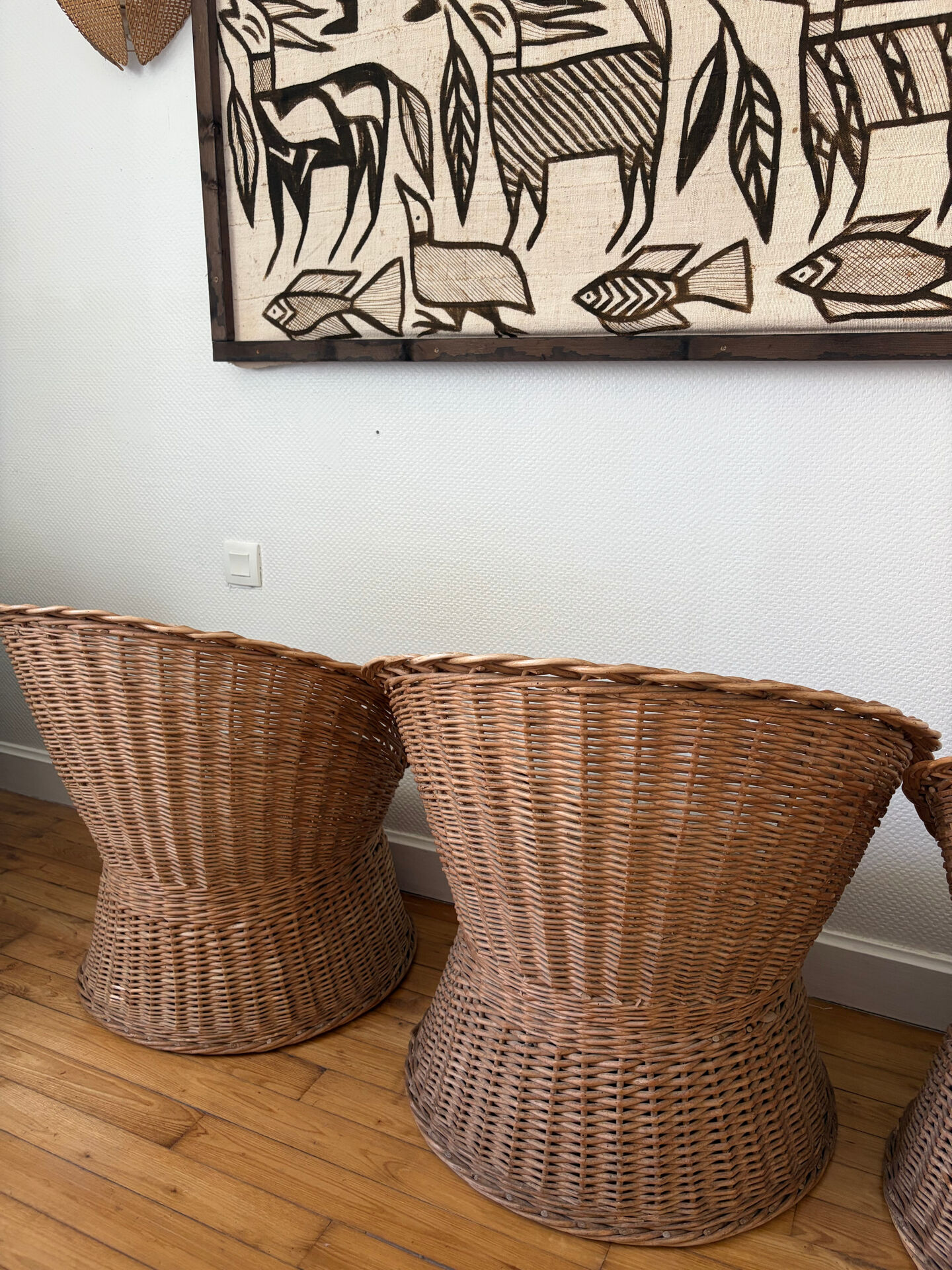 1960s wicker lounge set