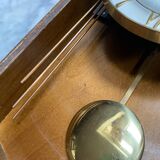 Horloge à pendule ancienne Gewes en bois