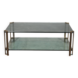Table basse vintage en verre par Peter Ghyczy, modèle T24