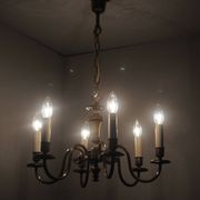 Vintage six-arm chandelier, 1970's.