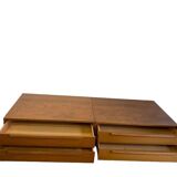 Set of 2 vintage wk möbel xl deep chests