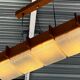 Scandinavian suspension in teak and perspex