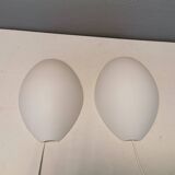 Rare wall lamps, model Vasa, designed by Jo Hammerborg in 1966 for Fog & Mørup Denmark.