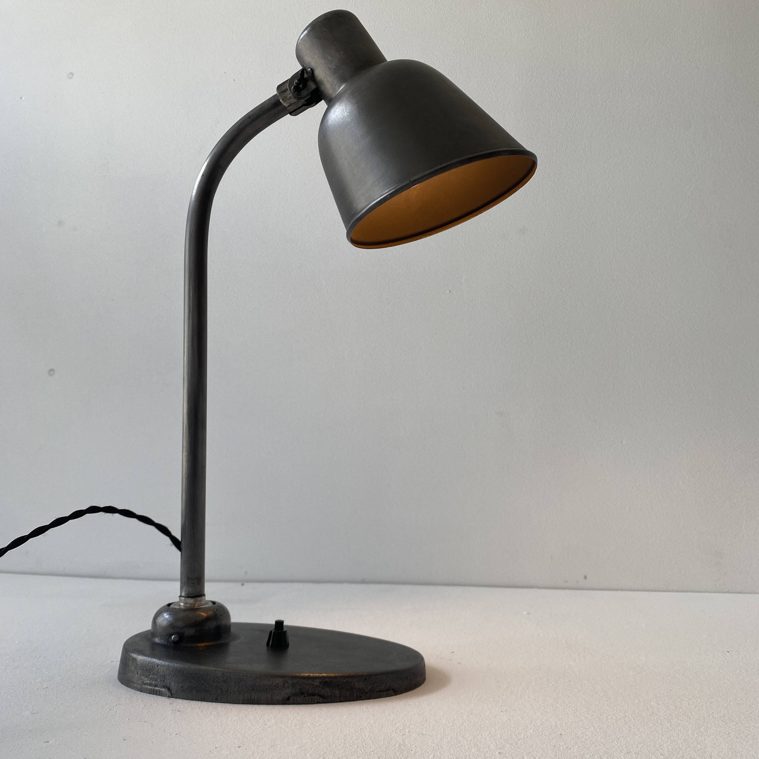 Antique Bauhaus “bur” desk lamp, model 2700