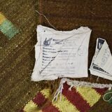 Tapisserie en laine et coton tissés par Maria Janowska, 1970